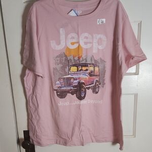 Jeep Light Pink Adventure Kids T-Shirt